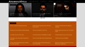 What Answersafrica.com website looked like in 2019 (5 years ago)