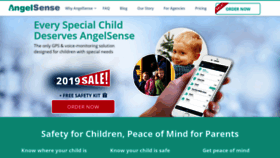 What Angelsense.com website looked like in 2019 (5 years ago)
