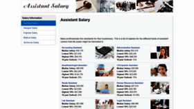 What Assistantsalary.org website looked like in 2019 (5 years ago)