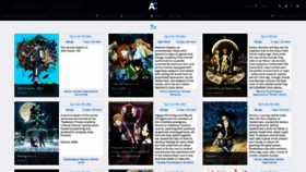 What Anichart.net website looked like in 2019 (7 years ago)