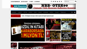 What Akgazete.com.tr website looked like in 2019 (5 years ago)