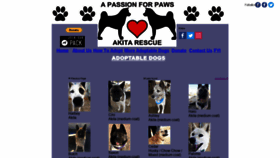What Apassionforpaws.org website looked like in 2019 (5 years ago)