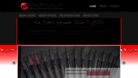 What Alatpromosi.com website looked like in 2019 (5 years ago)