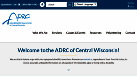 What Adrc-cw.org website looked like in 2019 (5 years ago)