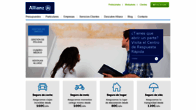 What Allianz.es website looked like in 2019 (5 years ago)