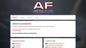 What Armadafiles.com website looked like in 2019 (5 years ago)