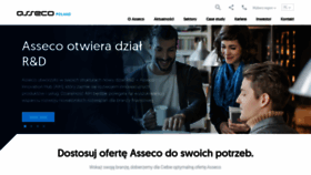 What Asseco.pl website looked like in 2019 (5 years ago)