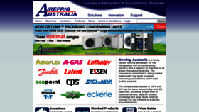 What Airefrig.com.au website looked like in 2019 (5 years ago)