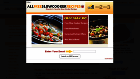 What Allfreeslowcookerrecipes.com website looked like in 2019 (5 years ago)