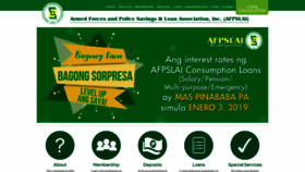 What Afpslai.com.ph website looked like in 2019 (5 years ago)