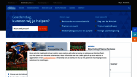 What Atletiekunie.nl website looked like in 2019 (5 years ago)
