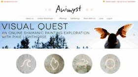 What Animyst.com website looked like in 2019 (5 years ago)