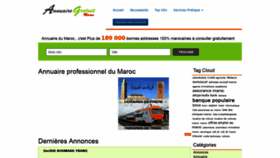 What Annuaire-gratuit.ma website looked like in 2019 (5 years ago)