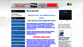 What Apa-vie-sanatate.ro website looked like in 2019 (5 years ago)