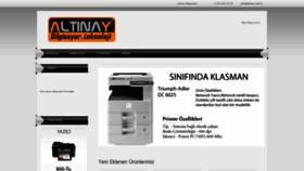What Altinay.web.tr website looked like in 2019 (5 years ago)