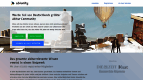 What Abiunity.de website looked like in 2019 (5 years ago)