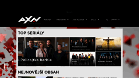 What Axn.cz website looked like in 2019 (5 years ago)