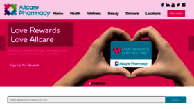 What Allcarepharmacy.ie website looked like in 2019 (6 years ago)