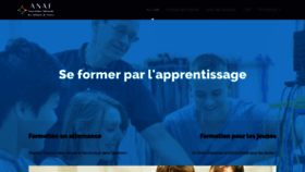 What A-n-a-f.fr website looked like in 2019 (5 years ago)