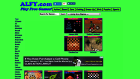 What Alfy.com website looked like in 2019 (5 years ago)