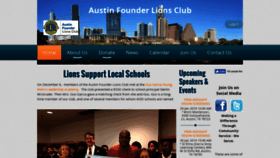 What Austindowntownlions.org website looked like in 2019 (5 years ago)