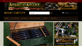 What Arme-cartry.com website looked like in 2019 (5 years ago)