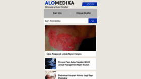 What Alomedika.com website looked like in 2019 (5 years ago)