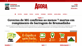 What Agorarn.com.br website looked like in 2019 (7 years ago)