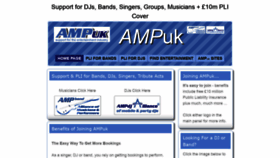 What Ampuk.co.uk website looked like in 2019 (5 years ago)