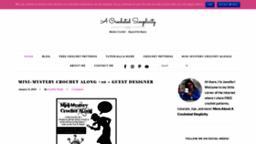 What Acrochetedsimplicity.com website looked like in 2019 (5 years ago)