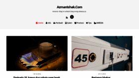 What Azmanishak.com website looked like in 2019 (5 years ago)
