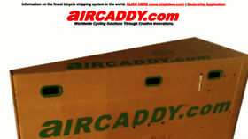 What Aircaddy.com website looked like in 2019 (5 years ago)