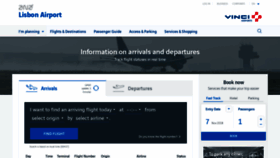 What Aeroportolisboa.pt website looked like in 2019 (5 years ago)