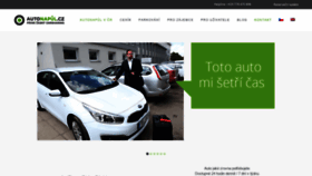 What Autonapul.cz website looked like in 2019 (5 years ago)