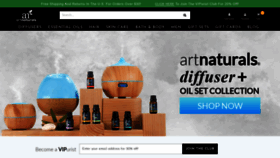 What Artnaturals.com website looked like in 2019 (5 years ago)