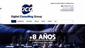 What Agenciadcg.com website looked like in 2019 (7 years ago)