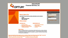 What Adminservices.optumhealthfinancial.com website looked like in 2019 (5 years ago)