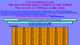What Awordinyoureye.com website looked like in 2019 (5 years ago)