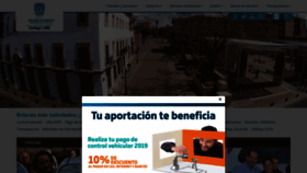 What Aguascalientes.gob.mx website looked like in 2019 (5 years ago)