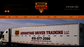 What Advantage-drivertraining.com website looked like in 2019 (5 years ago)