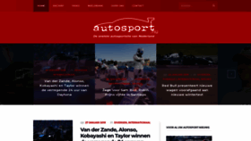What Autosport.nu website looked like in 2019 (5 years ago)