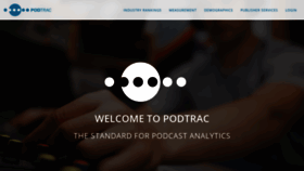 What Analytics.podtrac.com website looked like in 2019 (5 years ago)