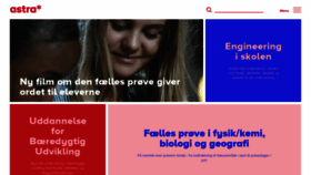 What Astra.dk website looked like in 2019 (5 years ago)