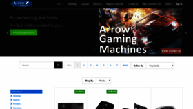 What Arrowcomputers.com.au website looked like in 2019 (5 years ago)