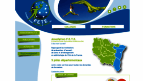 What Assofete.fr website looked like in 2019 (5 years ago)
