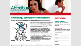 What Abtreibungen.at website looked like in 2019 (5 years ago)