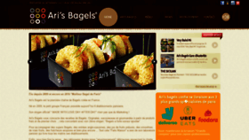 What Arisbagels.com website looked like in 2019 (5 years ago)