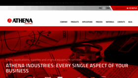 What Athena.industries website looked like in 2019 (5 years ago)