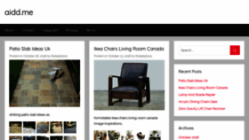 What Aidd.me website looked like in 2019 (7 years ago)