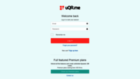 What App.uqr.me website looked like in 2019 (5 years ago)